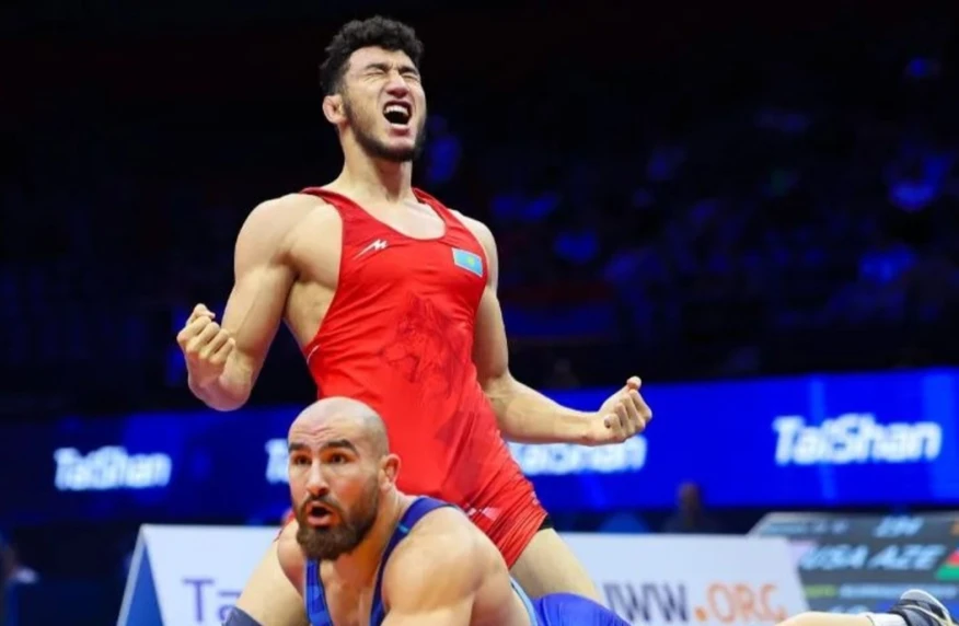 Ризабек Айтмухан сразится за звание чемпиона Азии по борьбе Ризабек Айтмухан сразится за звание чемпиона Азии по борьбе