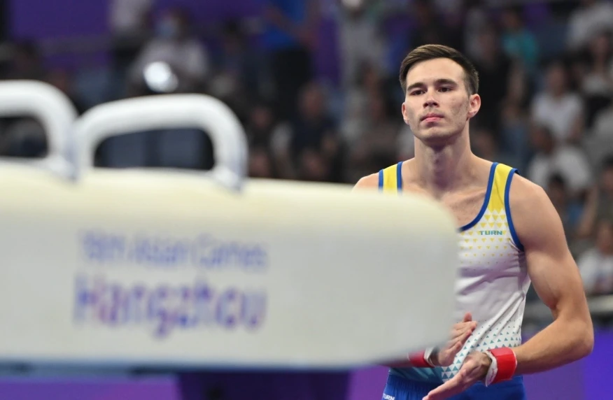 Казахстанский гимнаст стал чемпионом Азии Казахстанский гимнаст стал чемпионом Азии