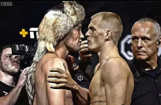 Шавкат Рахмонов и Иан Гэрри впервые встретились перед UFC 310 Шавкат Рахмонов и Иан Гэрри впервые встретились перед UFC 310