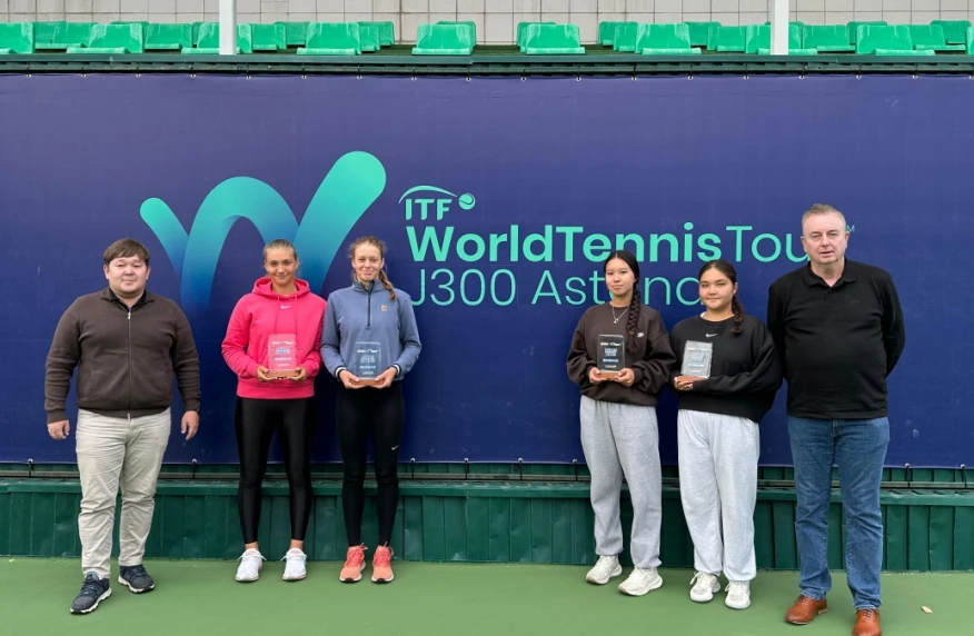 Сатима Тореген и Альбина Какенова — чемпионки ITF Juniors J300 в Астане Сатима Тореген и Альбина Какенова — чемпионки ITF Juniors J300 в Астане