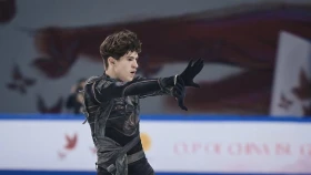 Михаил Шайдоров - серебряный призер этапа Гран-При по фигурному катанию