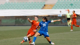 Женская сборная Казахстана одержала победу