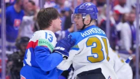 Казахстан крупно проиграл Словакии во втором туре чемпионата мира