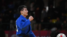 Казахстанец выиграл  Гранд Слэм по дзюдо