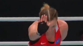 Валентина Хальзова отпраздновала танцем победу чемпионата РК-2024 по боксу