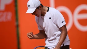 Зангар Нурланулы вышел в четвертьфинал турнира ITF J500 в Германии