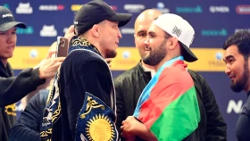 Фанил Рафиков NAIZA және Fight Night белбеуін жеңіп алды