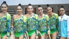 Көркем гимнасшылар тағы үш медаль жеңіп алды