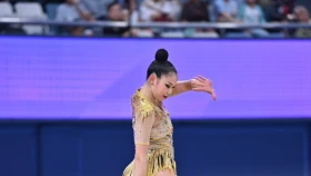 Эльжана Таниева выиграла чемпионат Казахстана по художественной гимнастике