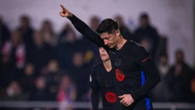 «Барселона» с дублем Левандовски вышла в 1/8 финала Кубка Испании (видео)