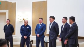 Президент КФФ встретился со сборной Казахстана по футзалу