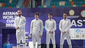 Мужская сборная Казахстана по фехтованию завершила Кубок мира в ТОП-5