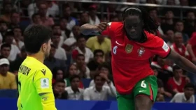 Футзалдан әлем чемпионаты: Португалия Тәжікстанды әрең жеңді