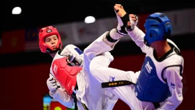 Таеквондошы Евгений Васенкин жасөспірімдер арасындағы Азия ойындарының жартылай финалына шықты