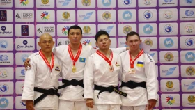 Два казахстанца стали чемпионами мира по сурдо дзюдо