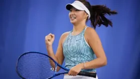 Аружан Сагандикова вышла в четвертьфинал турнира ITF в Тунисе