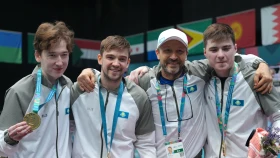 Казахстан завоевал "золото" Игр исламской солидарности в настольному теннисе