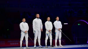 Сборная Казахстана по фехтованию выиграла чемпионат Азии