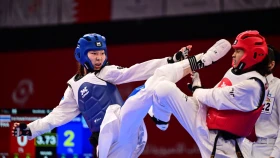 Таеквондо на юношеской Азиаде: Айым Серикбаева вышла в финал, Буняд Бахрамкулов завоевал "бронзу"