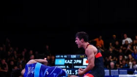 Казахстанский вольник вышел в финал Чемпионата мира