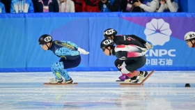 Пять шорт-трекистов Казахстана вышли в четвертьфинал Азиатских игр-2025