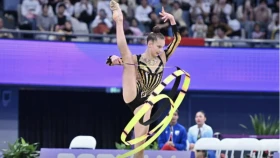 Казахстанская гимнастка завоевала три медали на турнире в России