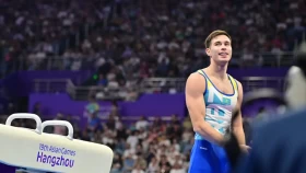 Нариман Құрбанов спорттық гимнастикадан әлем кубогі кезеңінде алтын алды