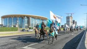 Көшпенділер ойындары: Астанада атқа мінгендер шеруі өтті