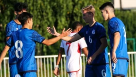 Сборная Казахстана стартовала с крупной победы на турнире в Словении