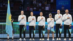 Сборная Казахстана не смогла выйти в полуфинал Кубка Билли Джин Кинг