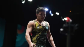 Вольник Нуркожа Кайпанов пробился в 1/2 Игр исламской солидарности