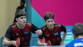 Сборная Казахстана по настольному теннису вышла в ¼ финала Исламских игр