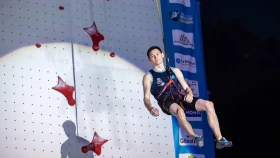 Ришат Хайбуллин спорттық құзға өрмелеуден Франциядағы Әлем кубогы кезеңінде күміс жүлдегер атанды