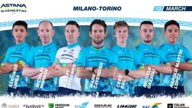 «Астана» объявила состав на гонку «Милан-Турин»астана