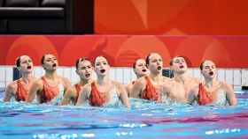 Сборная Казахстана по артистическому плаванию выиграла бронзу Азиады