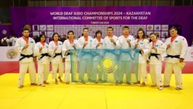 Казахстанец стал чемпионом мира по сурдо дзюдо