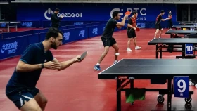 Последние приготовления. Команда Казахстана по настольному теннису проводит заключительный УТС перед чемпионатом Азии