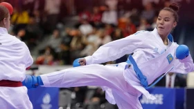 Айару Калысбек завоевала бронзу чемпионата мира по каратэ среди кадетов