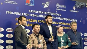 Үздік балуандар марапатталды