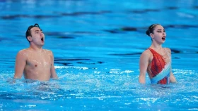 Әртістік жүзу: Қазақстан командасы Қытайда тарихи нәтиже тіркеп жатыр