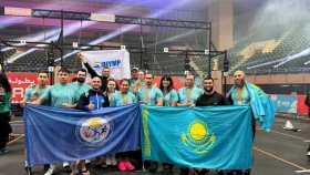 Сборная Казахстана по функциональному многоборью выиграла Чемпионат Азии