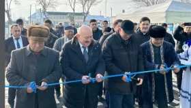 В Жетысайском районе открыт теннисный центр