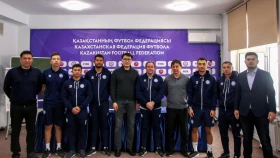 Президент КФФ посетил базу сборных в Талгаре