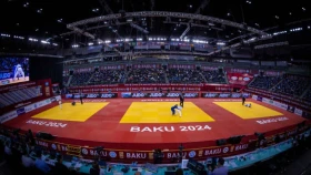 Казахстанский дзюдоист получил красную карточку на «Большом шлеме» в Баку