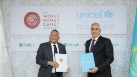 Официальным партнером Всемирных игр кочевников  в Астане стал ЮНИСЕФ