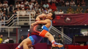 Бейбіт Қорғанов жұбаныш белдесуде жеңілді