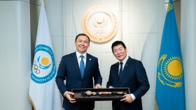 НОК Казахстана провел встречу с руководством World Gymnastics и Asian Gymnastics Union