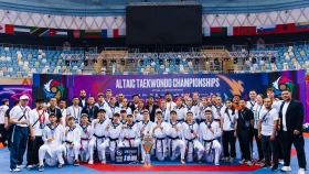 Сборная Казахстана завершила чемпионат Алтайского союза по таеквондо с 48 медалями