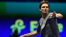 Казахстанские теннисисты узнали свои позиции в обновленном рейтинге ATP