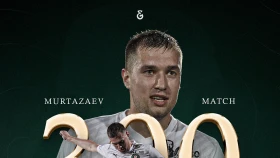 Муртазаев провел 300 матчей в Чемпионате Казахстана